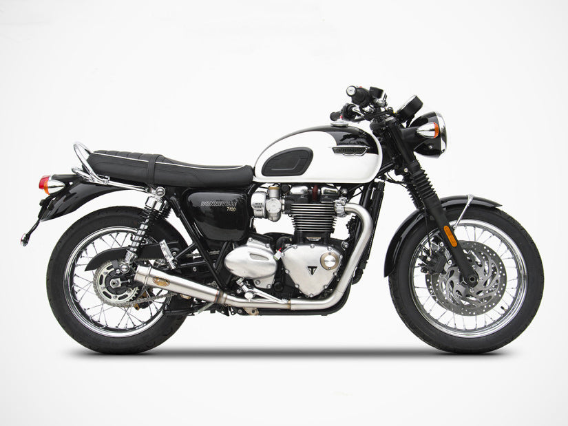 ZARD Triumph Bonneville T120 (2016+) Rear Exhaust Conversion Kit (racing) – Accessories in the 2WheelsHero Motorcycle Aftermarket Accessories and Parts Online Shop