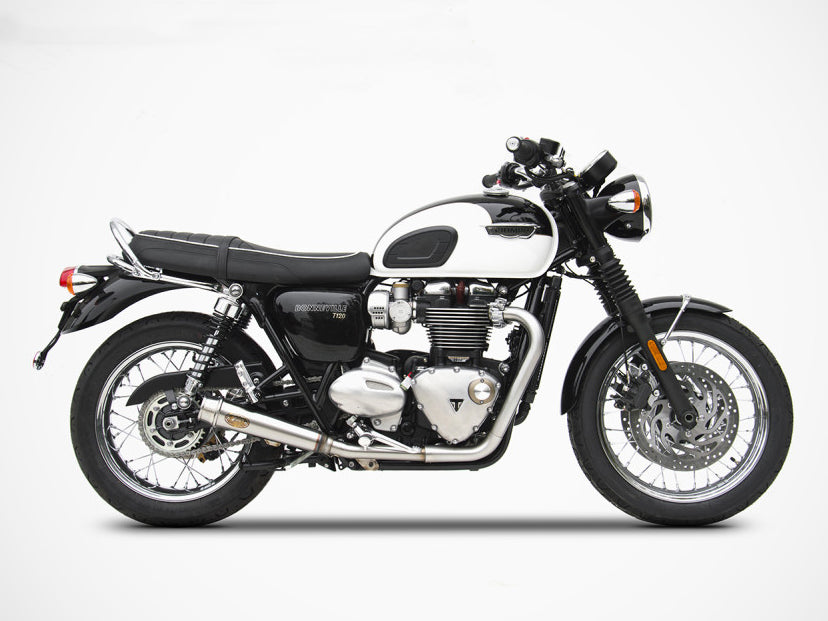 ZARD Triumph Bonneville T120 (2016+) Rear Exhaust Conversion Kit (OEM) – Accessories in the 2WheelsHero Motorcycle Aftermarket Accessories and Parts Online Shop