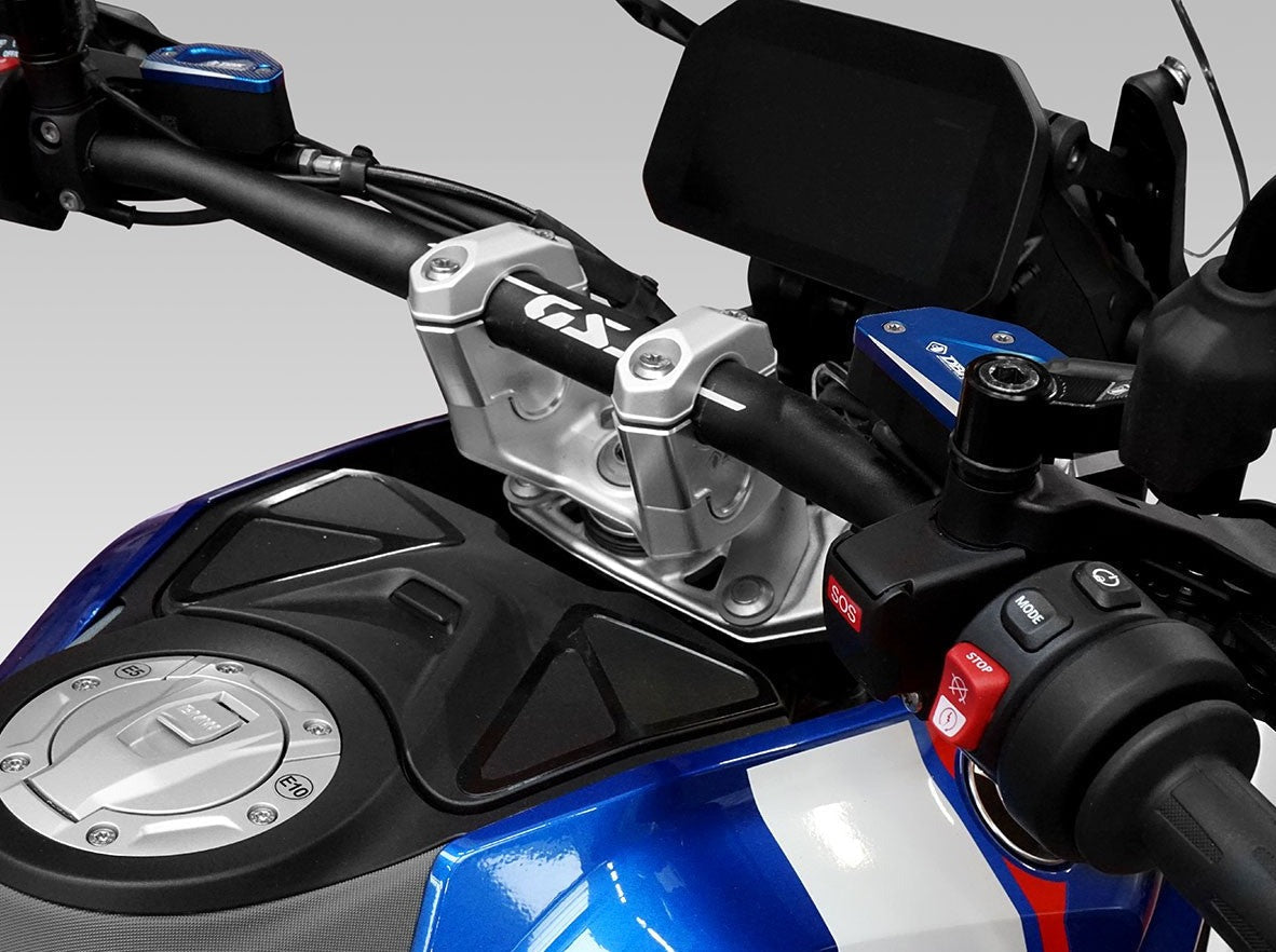 BRM06 - DBK BMW R1300GS (2024+) Handlebar Risers Kit – Accessories in the Motodeal Motorcycle Aftermarket Accessories and Parts Online Shop