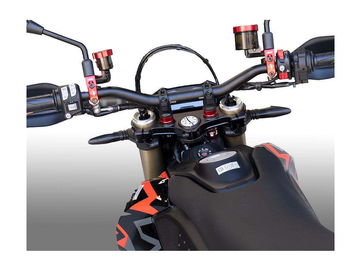 BRM08 - DBK Ducati Hypermotard 698 Mono (2024+) Handlebar Riser Kit – Accessories in the Motodeal Motorcycle Aftermarket Accessories and Parts Online Shop