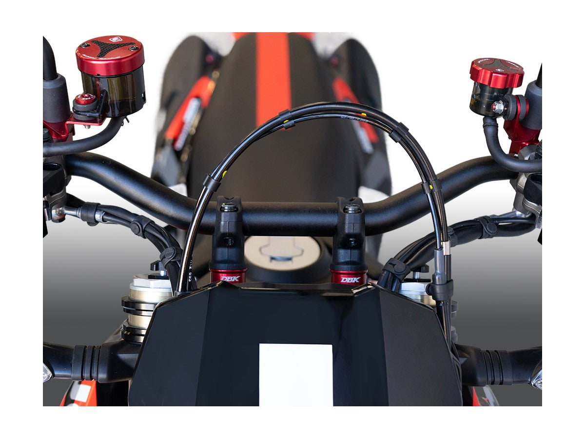BRM08 - DBK Ducati Hypermotard 698 Mono (2024+) Handlebar Riser Kit – Accessories in the Motodeal Motorcycle Aftermarket Accessories and Parts Online Shop