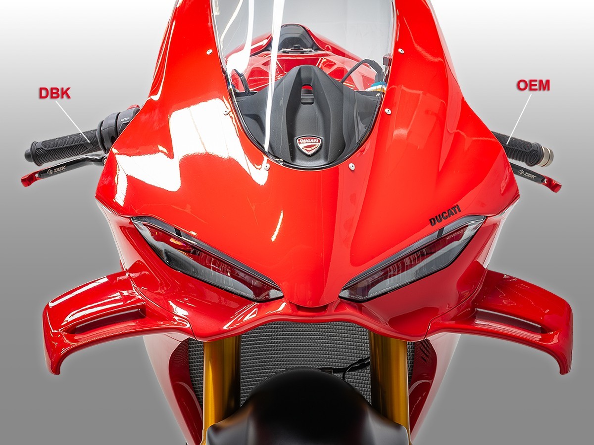 DBK DUCABIKE BSRA5310V4 Ducati Panigale V4 / V4S (2018+) Adjustable GP Clip-ons (H+10mm; off set 15 mm.) – Accessories in the Motodeal Motorcycle Aftermarket Accessories and Parts Online Shop