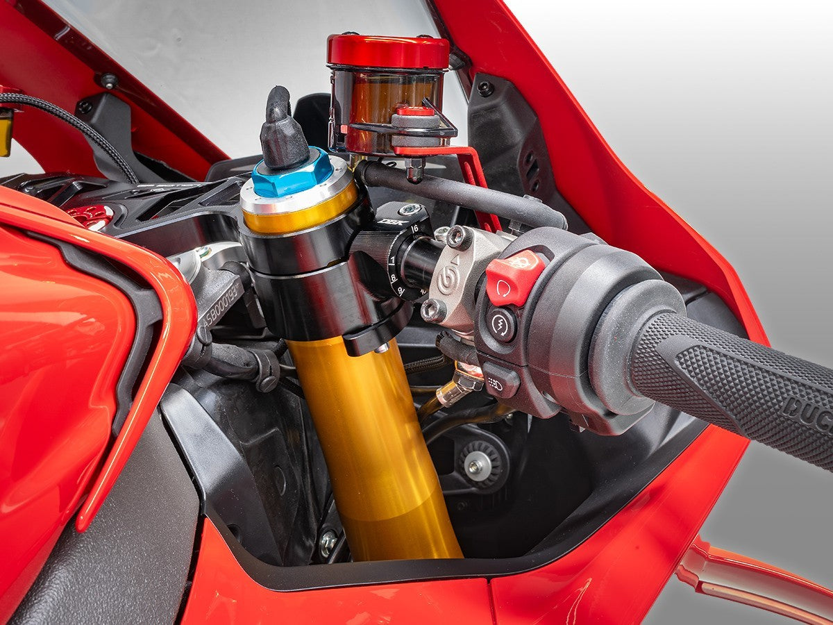 DBK DUCABIKE BSRA5310V4 Ducati Panigale V4 / V4S (2018+) Adjustable GP Clip-ons (H+10mm; off set 15 mm.) – Accessories in the Motodeal Motorcycle Aftermarket Accessories and Parts Online Shop