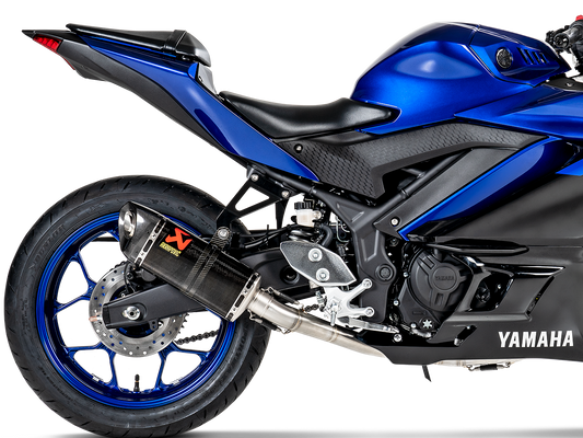 AKRAPOVIC S-Y3R1-APC Yamaha MT-03 / YZF-R3 / R25 Exhaust System "Racing Line" (carbon) – Accessories in the 2WheelsHero Motorcycle Aftermarket Accessories and Parts Online Shop