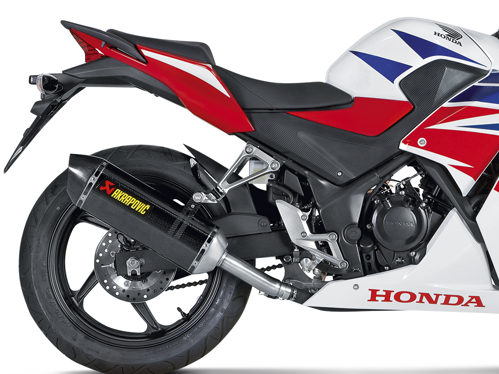 AKRAPOVIC S-H3SO3-RC Honda CBR300R (2016+) Slip-on Exhaust (carbon) – Accessories in the 2WheelsHero Motorcycle Aftermarket Accessories and Parts Online Shop