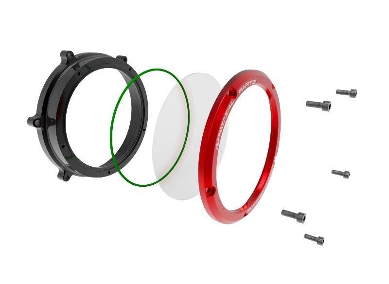 CC119902 - DUCABIKE Ducati Panigale V2 / Streetfighter Clear Clutch Cover – Accessories in the Motodeal Motorcycle Aftermarket Accessories and Parts Online Shop