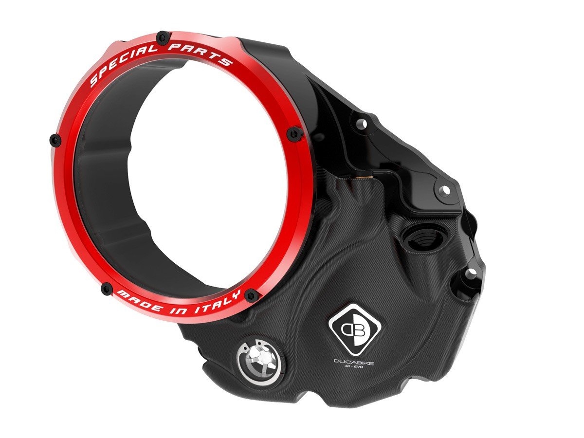 CCDV04 - DUCABIKE Ducati Oil Bath Clear Clutch Cover – Accessories in the Motodeal Motorcycle Aftermarket Accessories and Parts Online Shop