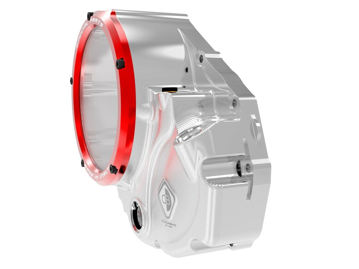 CCDV04 - DUCABIKE Ducati Oil Bath Clear Clutch Cover – Accessories in the Motodeal Motorcycle Aftermarket Accessories and Parts Online Shop