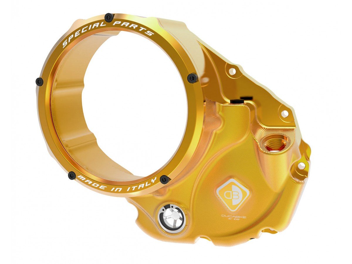 CCDV05 - DUCABIKE Ducati Oil Bath Clear Clutch Cover "3D Evo" – Accessories in the Motodeal Motorcycle Aftermarket Accessories and Parts Online Shop
