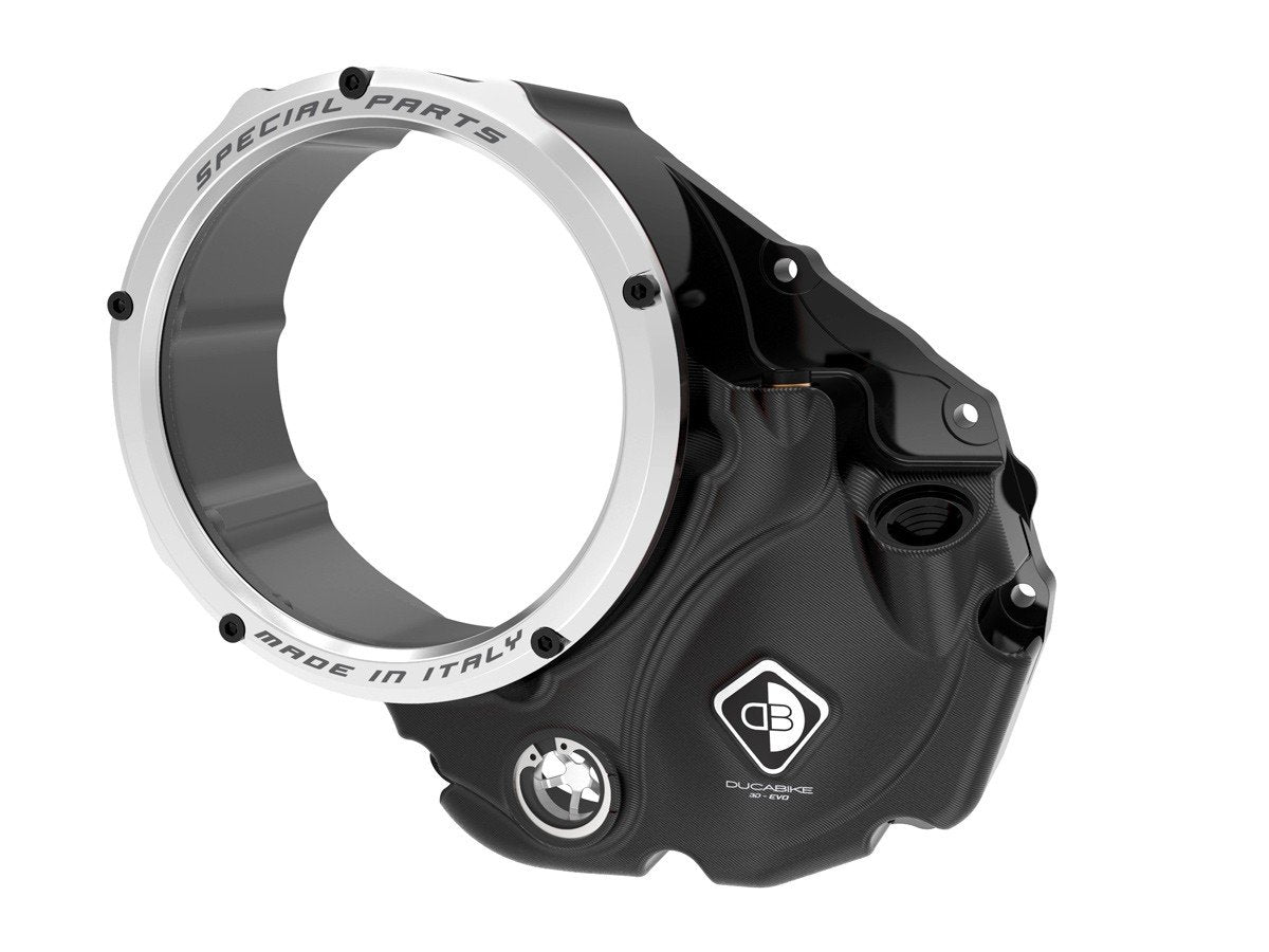 CCDV06 - DUCABIKE Ducati Oil Bath Clear Clutch Cover "3D Evo" – Accessories in the Motodeal Motorcycle Aftermarket Accessories and Parts Online Shop