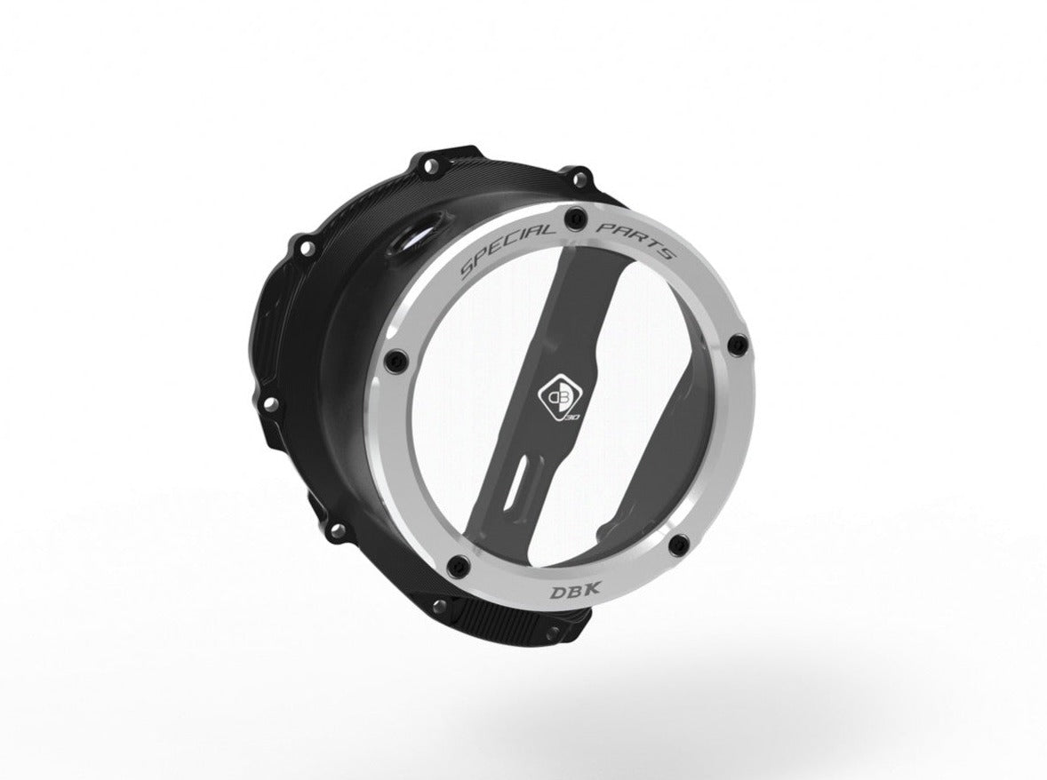 CCDV13 - DBK Triumph Street Triple 765 (2017+) Clear Clutch Cover Oil Bath 3D-EVO – Accessories in the Motodeal Motorcycle Aftermarket Accessories and Parts Online Shop
