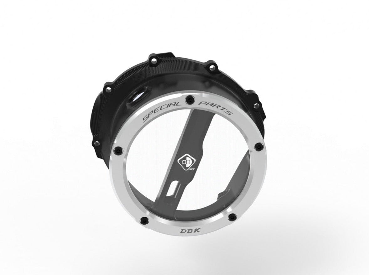 CCDV13 - DBK Triumph Street Triple 765 (2017+) Clear Clutch Cover Oil Bath 3D-EVO – Accessories in the Motodeal Motorcycle Aftermarket Accessories and Parts Online Shop
