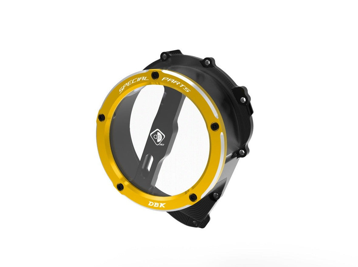 CCDV13 - DBK Triumph Street Triple 765 (2017+) Clear Clutch Cover Oil Bath 3D-EVO – Accessories in the Motodeal Motorcycle Aftermarket Accessories and Parts Online Shop