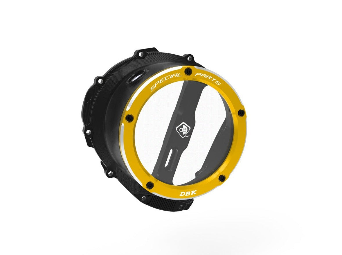 CCDV13 - DBK Triumph Street Triple 765 (2017+) Clear Clutch Cover Oil Bath 3D-EVO – Accessories in the Motodeal Motorcycle Aftermarket Accessories and Parts Online Shop