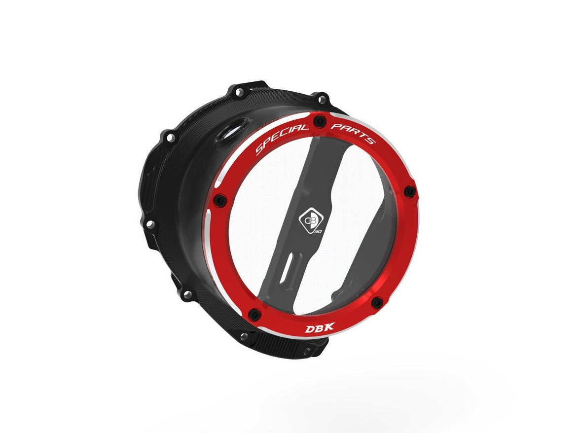 CCDV13 - DBK Triumph Street Triple 765 (2017+) Clear Clutch Cover Oil Bath 3D-EVO – Accessories in the Motodeal Motorcycle Aftermarket Accessories and Parts Online Shop