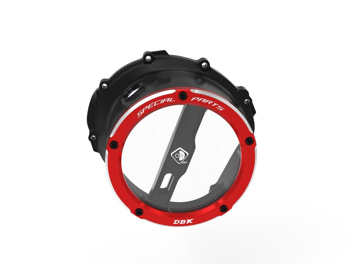 CCDV13 - DBK Triumph Street Triple 765 (2017+) Clear Clutch Cover Oil Bath 3D-EVO – Accessories in the Motodeal Motorcycle Aftermarket Accessories and Parts Online Shop