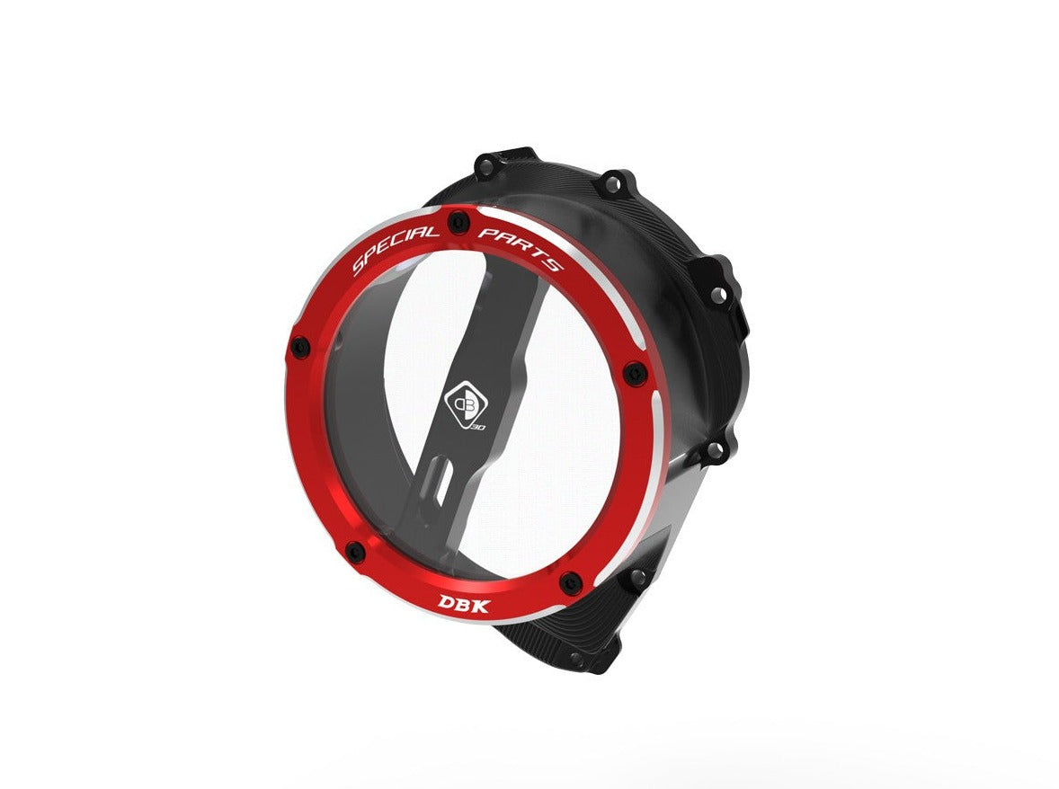 CCDV13 - DBK Triumph Street Triple 765 (2017+) Clear Clutch Cover Oil Bath 3D-EVO – Accessories in the Motodeal Motorcycle Aftermarket Accessories and Parts Online Shop