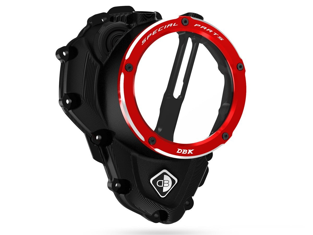 DBK DUCABIKE CCDV16 Triumph Clear Clutch Cover Oil Bath "3D EVO LED" – Accessories in the Motodeal Motorcycle Aftermarket Accessories and Parts Online Shop