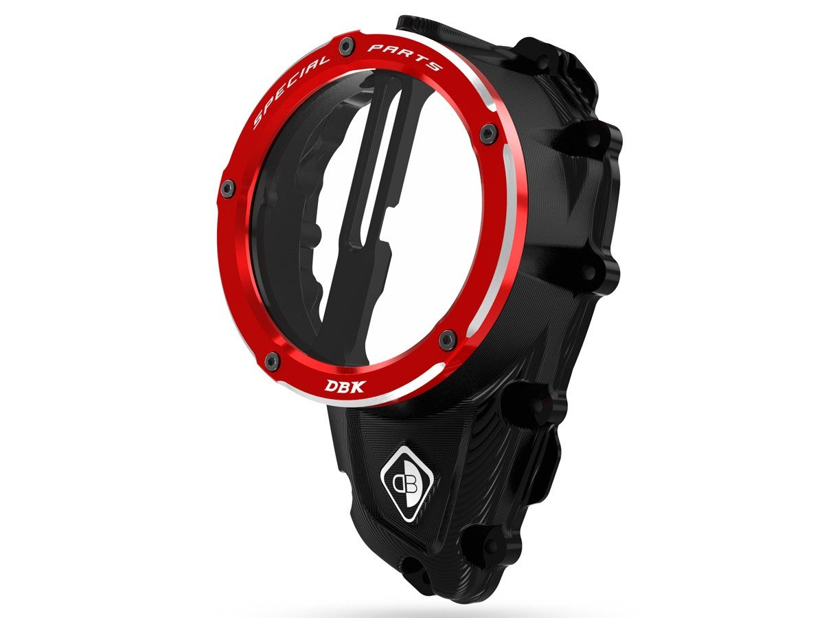 DBK DUCABIKE CCDV16 Triumph Clear Clutch Cover Oil Bath "3D EVO LED" – Accessories in the Motodeal Motorcycle Aftermarket Accessories and Parts Online Shop