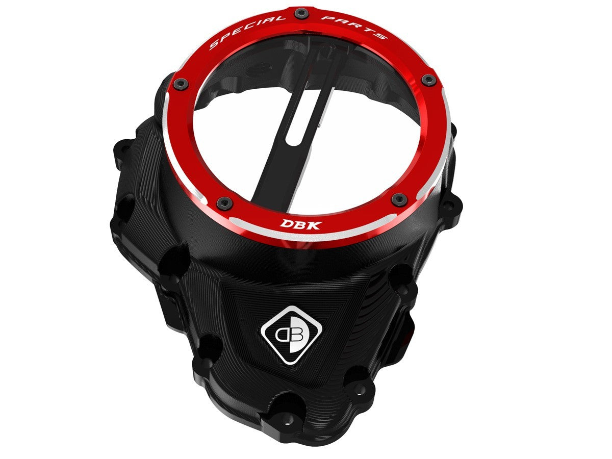 DBK DUCABIKE CCDV16 Triumph Clear Clutch Cover Oil Bath "3D EVO LED" – Accessories in the Motodeal Motorcycle Aftermarket Accessories and Parts Online Shop