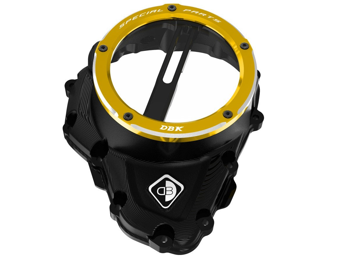 DBK DUCABIKE CCDV16 Triumph Clear Clutch Cover Oil Bath "3D EVO LED" – Accessories in the Motodeal Motorcycle Aftermarket Accessories and Parts Online Shop