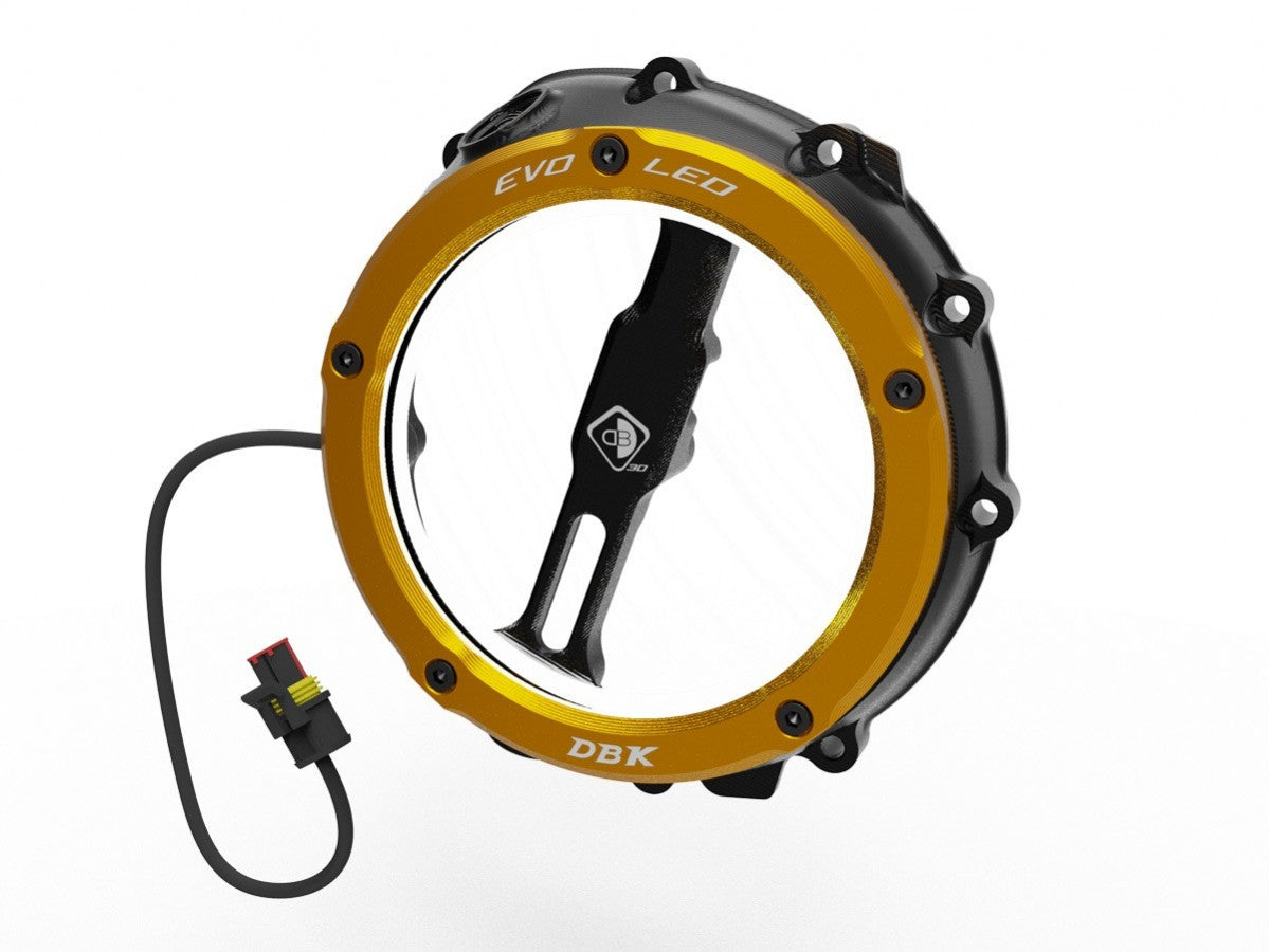 DBK DUCABIKE CCDVL12 BMW (2019+) Clear Clutch Cover "EVO LED" – Accessories in the Motodeal Motorcycle Aftermarket Accessories and Parts Online Shop