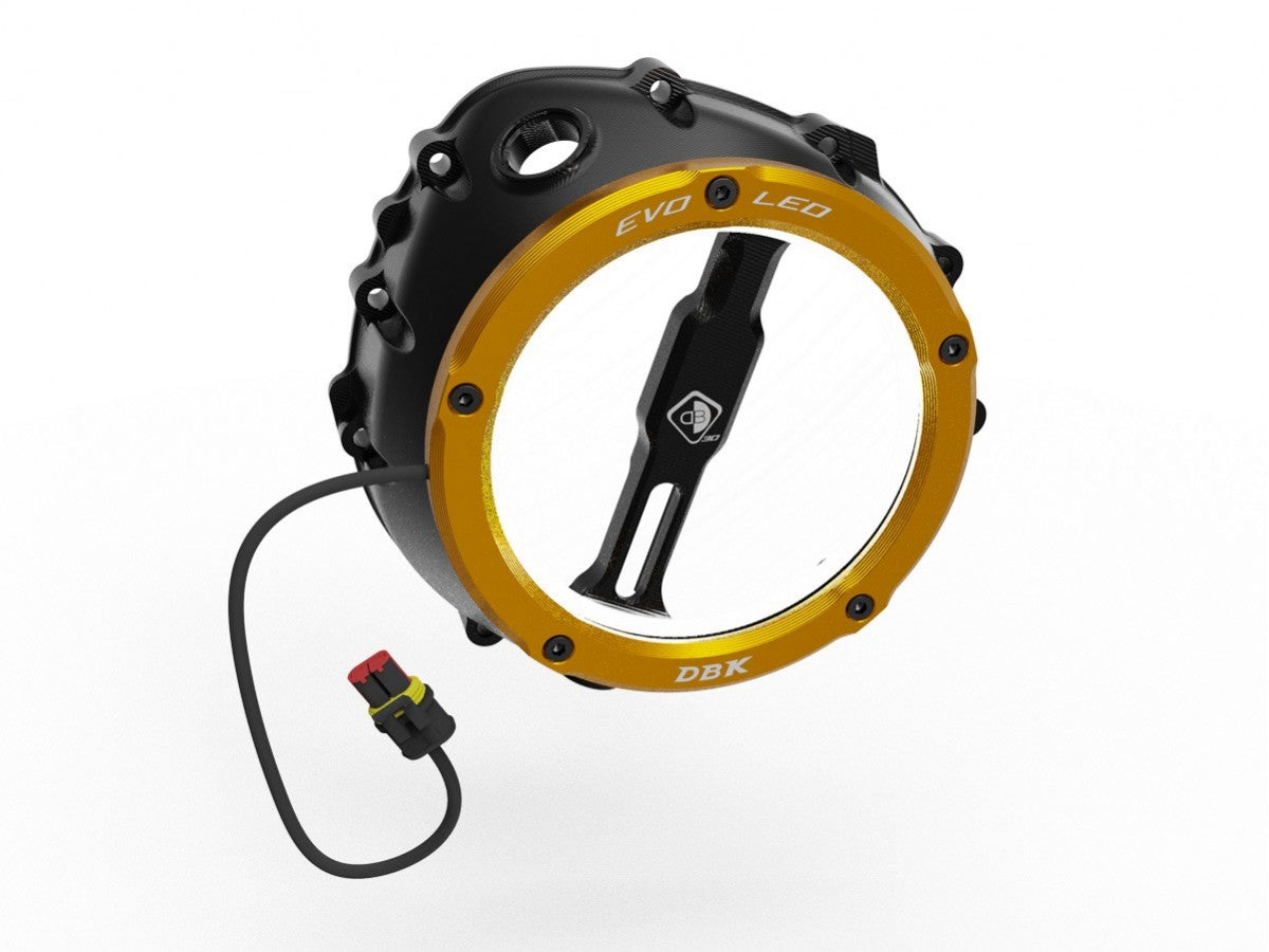 DBK DUCABIKE CCDVL12 BMW (2019+) Clear Clutch Cover "EVO LED" – Accessories in the Motodeal Motorcycle Aftermarket Accessories and Parts Online Shop