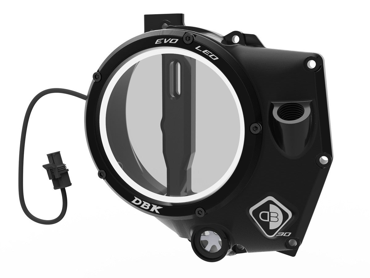 DBK DUCABIKE CCDVL14 KTM 990 Duke (2024+) Clear Clutch Cover "EVO LED" – Accessories in the Motodeal Motorcycle Aftermarket Accessories and Parts Online Shop
