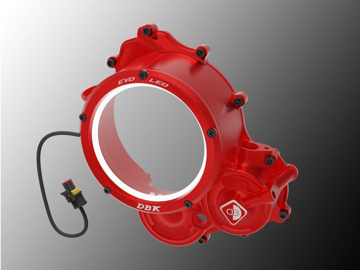 DBK DUCABIKE CCDVL15 Ducati Hypermotard 698 Mono (2024+ ) Clear Clutch Cover "3D Evo LED" – Accessories in the Motodeal Motorcycle Aftermarket Accessories and Parts Online Shop