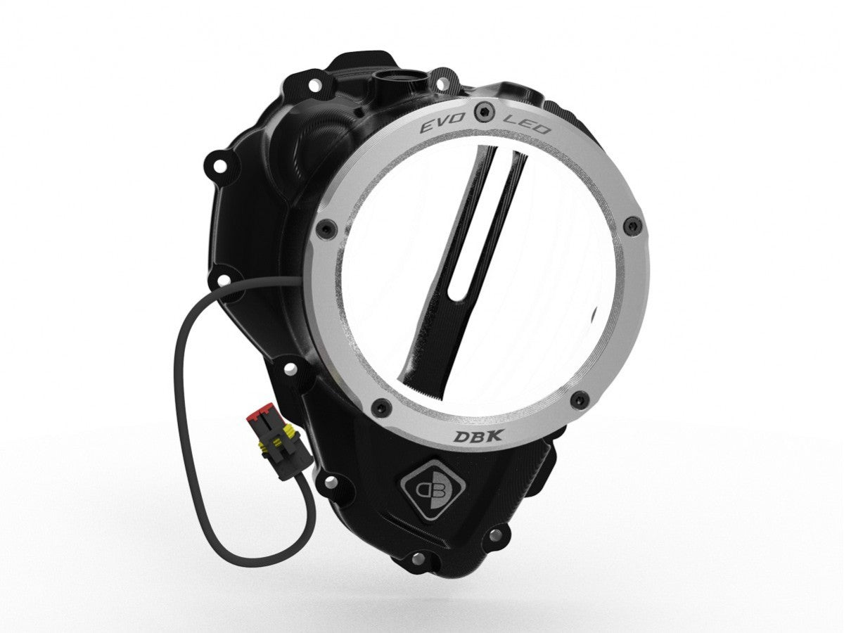 DBK DUCABIKE CCDVL16 Triumph Clear Clutch Cover "3D EVO LED" – Accessories in the Motodeal Motorcycle Aftermarket Accessories and Parts Online Shop