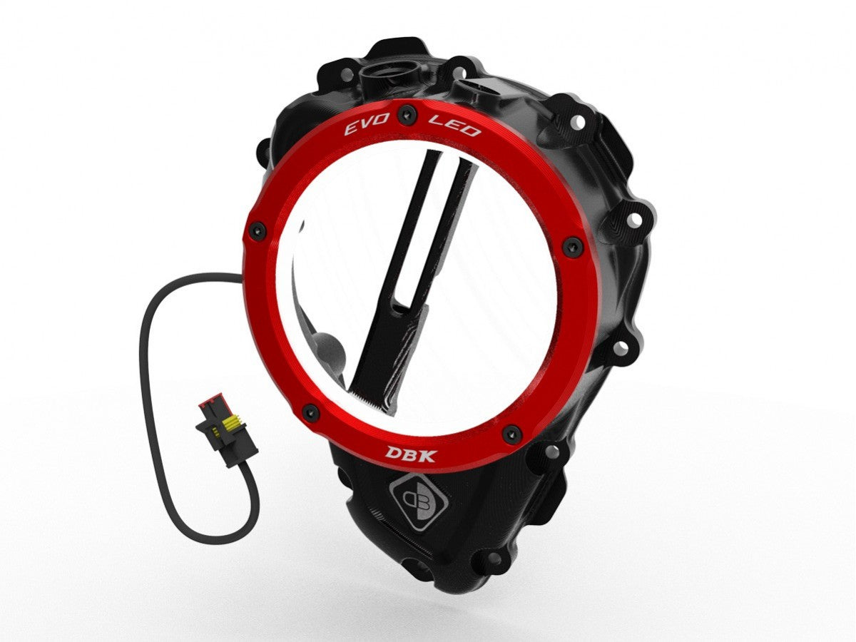 DBK DUCABIKE CCDVL16 Triumph Clear Clutch Cover "3D EVO LED" – Accessories in the Motodeal Motorcycle Aftermarket Accessories and Parts Online Shop