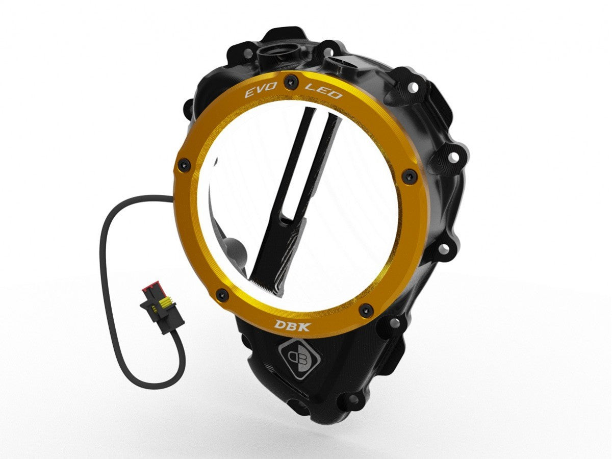 DBK DUCABIKE CCDVL16 Triumph Clear Clutch Cover "3D EVO LED" – Accessories in the Motodeal Motorcycle Aftermarket Accessories and Parts Online Shop
