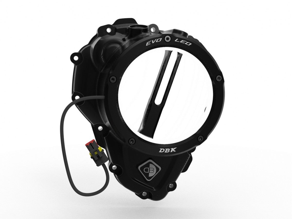 DBK DUCABIKE CCDVL16 Triumph Clear Clutch Cover "3D EVO LED" – Accessories in the Motodeal Motorcycle Aftermarket Accessories and Parts Online Shop