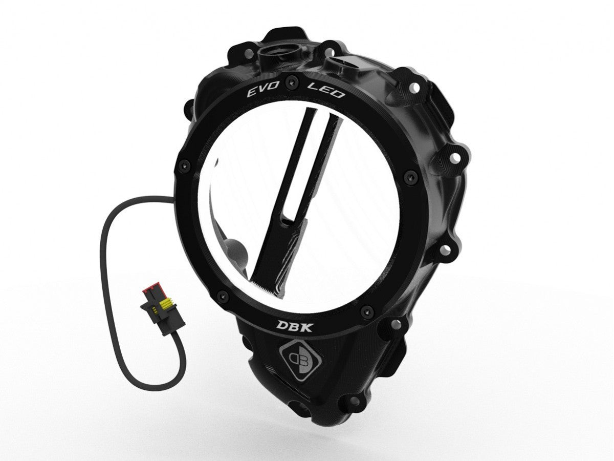 DBK DUCABIKE CCDVL16 Triumph Clear Clutch Cover "3D EVO LED" – Accessories in the Motodeal Motorcycle Aftermarket Accessories and Parts Online Shop