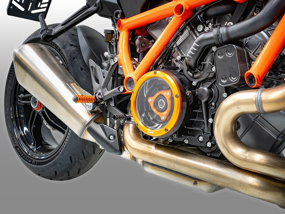 DBK DUCABIKE CCKTML01 KTM Super Duke (2016+) Clear Clutch Cover "Evo LED" – Accessories in the Motodeal Motorcycle Aftermarket Accessories and Parts Online Shop