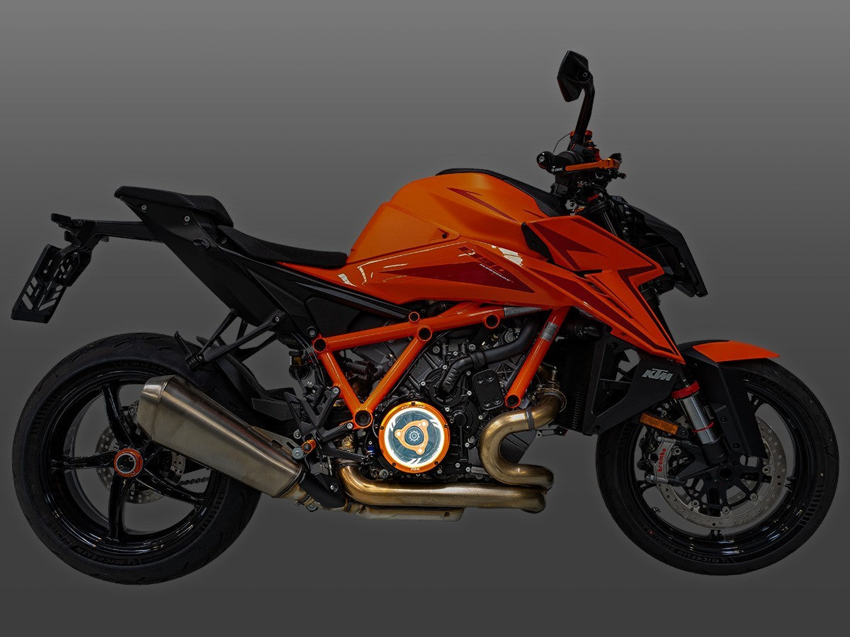 DBK DUCABIKE CCKTML01 KTM Super Duke (2016+) Clear Clutch Cover "Evo LED" – Accessories in the Motodeal Motorcycle Aftermarket Accessories and Parts Online Shop