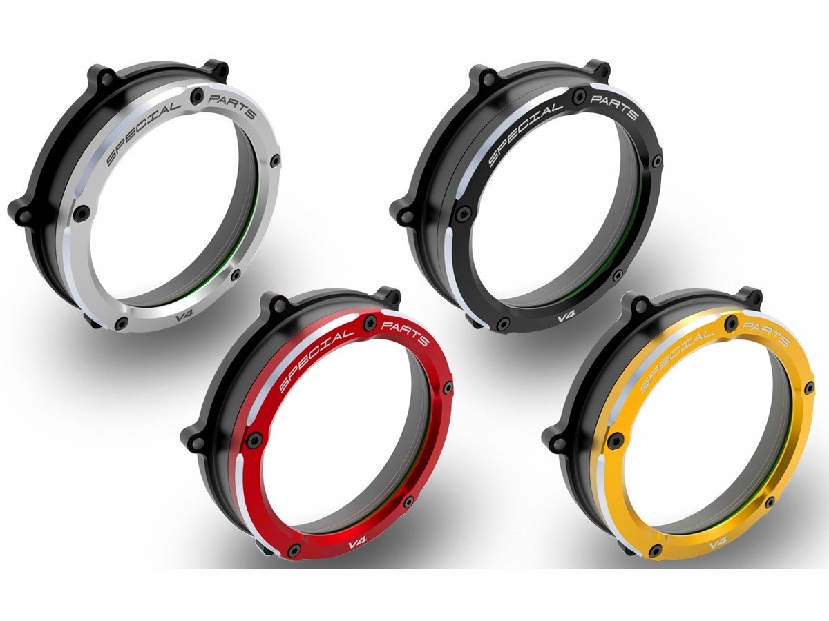 CCV401 - DUCABIKE Ducati V4 (2018+) Clear Clutch Cover – Accessories in the Motodeal Motorcycle Aftermarket Accessories and Parts Online Shop