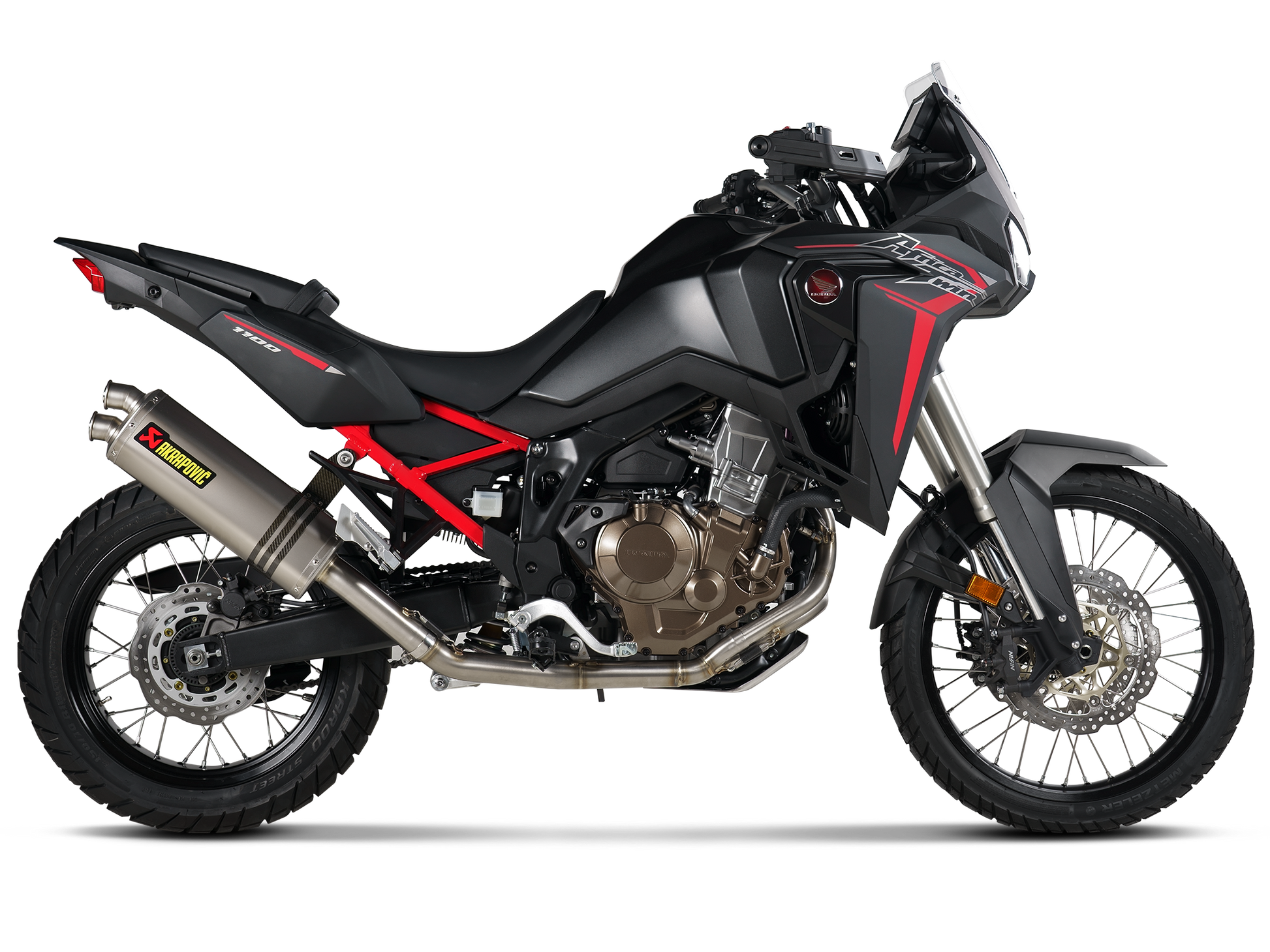 AKRAPOVIC S-H11R3-WT Honda CRF1100L Africa Twin (2025+) Exhaust System "Racing Line" (titanium) – Accessories in the 2WheelsHero Motorcycle Aftermarket Accessories and Parts Online Shop