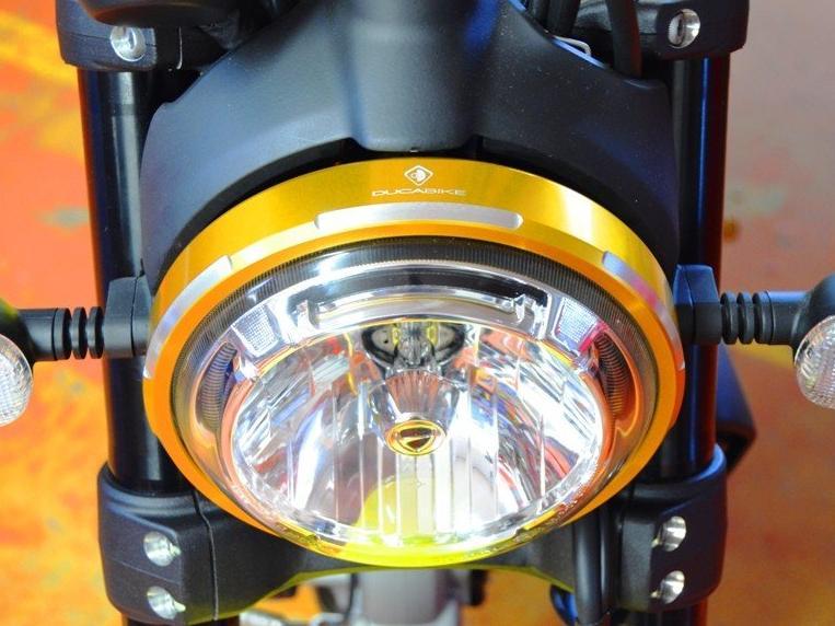 CFSCRA01 - DUCABIKE Ducati Scrambler Headlight Trim – Accessories in the Motodeal Motorcycle Aftermarket Accessories and Parts Online Shop