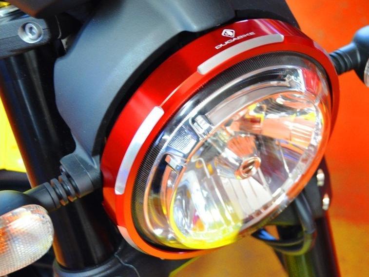 CFSCRA01 - DUCABIKE Ducati Scrambler Headlight Trim – Accessories in the Motodeal Motorcycle Aftermarket Accessories and Parts Online Shop