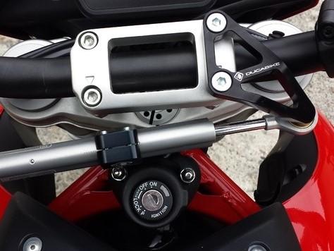 Ducati Hypermotard 1100 OHLINS Steering Damper + DBK / DUCABIKE Mounting Kit – Accessories in the Motodeal Motorcycle Aftermarket Accessories and Parts Online Shop