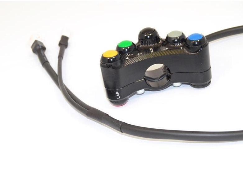 CPPI03 - DUCABIKE Ducati 6 Buttons Switched Handlebar (racing edition) – Accessories in the Motodeal Motorcycle Aftermarket Accessories and Parts Online Shop