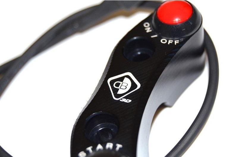 CPPI06 - DUCABIKE Brake Pump Bracket with Integrated Buttons (Brembo Radial/RCS) – Accessories in the Motodeal Motorcycle Aftermarket Accessories and Parts Online Shop