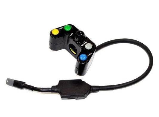 CPPI08 - DUCABIKE Ducati Panigale V4 (2018+) 7 Buttons Switched Handlebar (racing edition) – Accessories in the Motodeal Motorcycle Aftermarket Accessories and Parts Online Shop