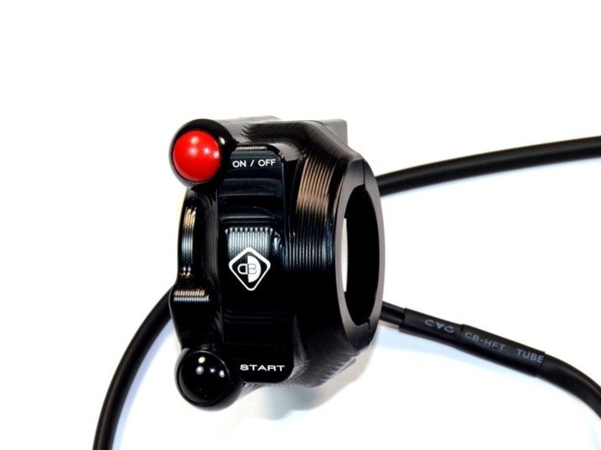 CPPI09 - DUCABIKE Ducati 899/959/1199/1299 Panigale Gas Control Panel with Integrated Push Button – Accessories in the Motodeal Motorcycle Aftermarket Accessories and Parts Online Shop