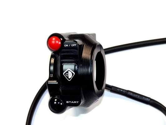 CPPI09 - DUCABIKE Ducati 899/959/1199/1299 Panigale Gas Control Panel with Integrated Push Button – Accessories in the Motodeal Motorcycle Aftermarket Accessories and Parts Online Shop