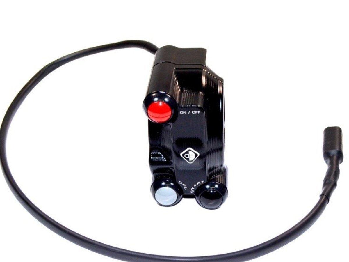 CPPI10 - DUCABIKE Ducati Panigale V4 (18/21) Gas Control Panel with Integrated Push Button – Accessories in the Motodeal Motorcycle Aftermarket Accessories and Parts Online Shop