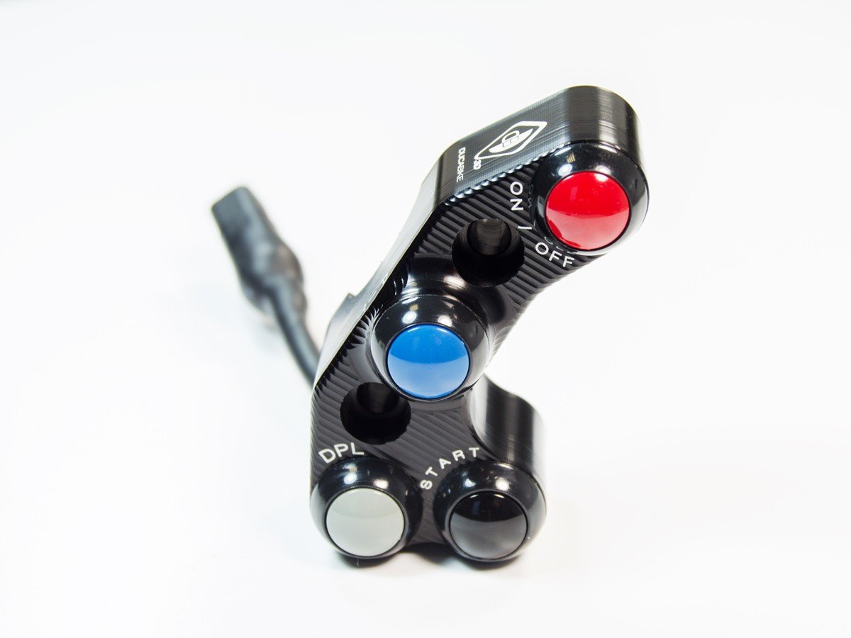 CPPI12 - DUCABIKE Ducati Panigale V4 (21/24) Brake Pump Bracket with Integrated Buttons (Brembo Radial/RCS) – Accessories in the Motodeal Motorcycle Aftermarket Accessories and Parts Online Shop