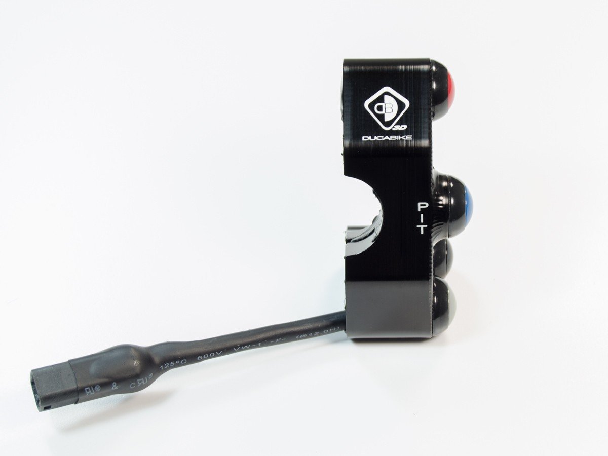 CPPI12 - DUCABIKE Ducati Panigale V4 (21/24) Brake Pump Bracket with Integrated Buttons (Brembo Radial/RCS) – Accessories in the Motodeal Motorcycle Aftermarket Accessories and Parts Online Shop