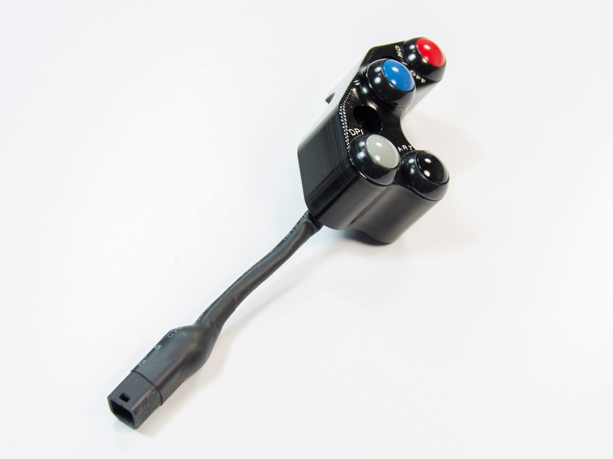 CPPI12 - DUCABIKE Ducati Panigale V4 (21/24) Brake Pump Bracket with Integrated Buttons (Brembo Radial/RCS) – Accessories in the Motodeal Motorcycle Aftermarket Accessories and Parts Online Shop